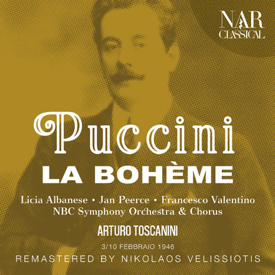 La Boheme, IGP 1, Act II: ”Ch'io beva del tossico！” (Marcello, Schaunard, Colline, Rodolfo, Coro, Alcindoro, Musetta, Mimi)/NBC Symphony Orchestra