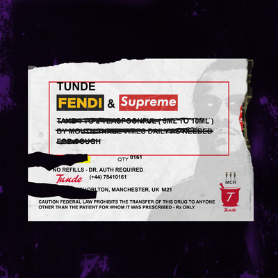 シングル/Fendi & Supreme/Tunde