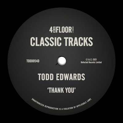 アルバム/Thank You/Todd Edwards