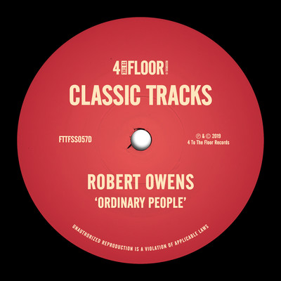 Ordinary People (Booker T's Spiritual Mix)/Robert Owens
