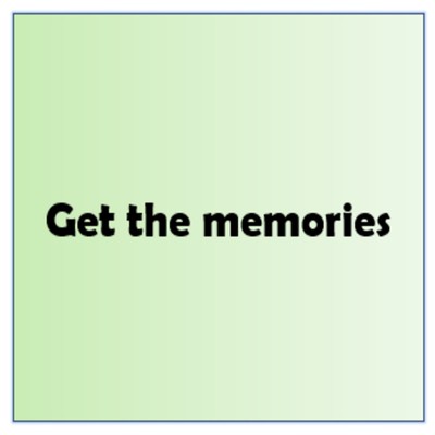 シングル/Get the memories/OKAWARI Music