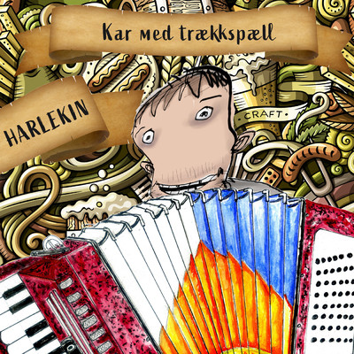 Kar med traekkspaell/Harlekin