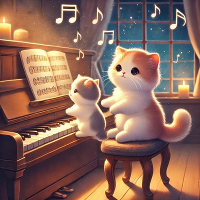 シングル/夢見る子守唄を聴いて/Cat Music Band