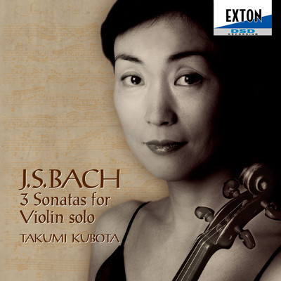 アルバム/J.S.Bach: 3 Sonatas For Violin Solo/Takumi Kubota