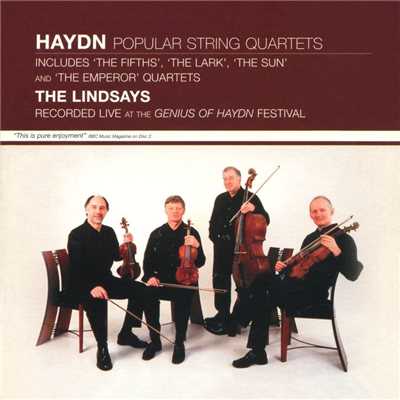 String Quartet No. 35 in D Minor, Op. 42: Hob. III:43 I. Andante Ed Innocentamente (Live)/The Lindsays
