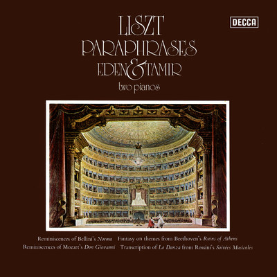 アルバム/Liszt Paraphrases/ブラーシャ・イーデン／アレクサンダー・タミール