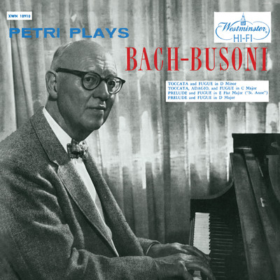 J.S. Bach: Prelude and Fugue in E flat, BWV 552 - Arr. for piano by F. Busoni (1886-1924): Prelude/Egon Petri