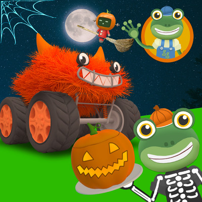 Halloween Trick or Treat Song/Gecko's Garage／Toddler Fun Learning