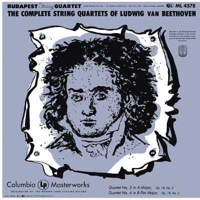 アルバム/Beethoven: String Quartet No. 5 in A Major, Op. 18 & String Quartet No. 6 in B-Flat Major, Op. 18/Budapest String Quartet