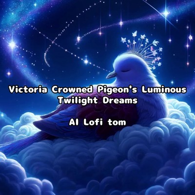 Victoria Crowned Pigeon's Luminous Twilight Dreams/AI Lofi tom