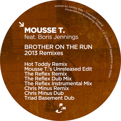 シングル/Brother On the Run (Chris Minus Remix)/Boris Jennings／MOUSSE T.