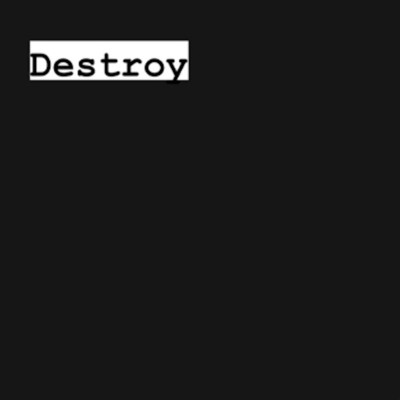 シングル/Destroy/verycider
