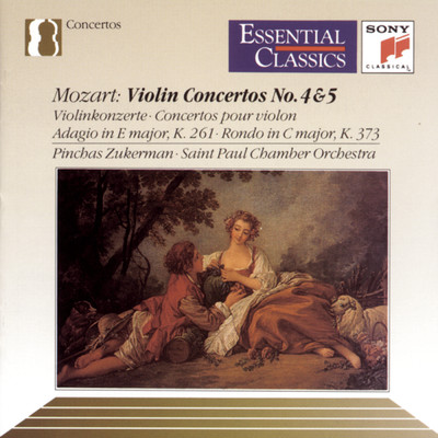 Mozart: Violin Concertos Nos. 4 & 5, Adagio, K. 261 & Rondo, K. 373/Pinchas Zukerman