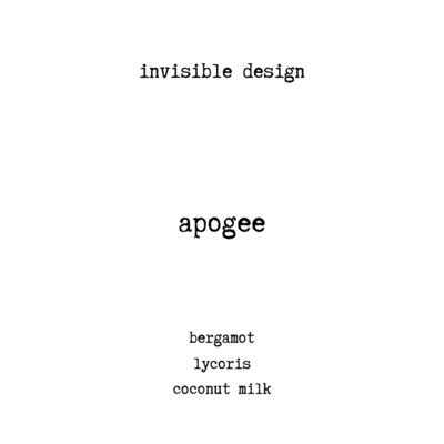 apogee/invisible design