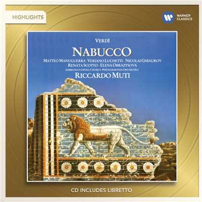 Nabucco, Act 1: ”Come notte a sol fulgente” (Zaccaria, Chorus)/Philharmonia Orchestra