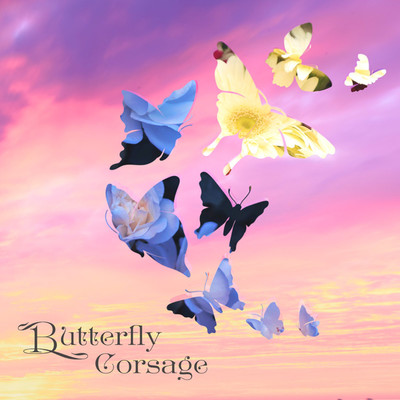 Butterfly Corsage/nil-Glass