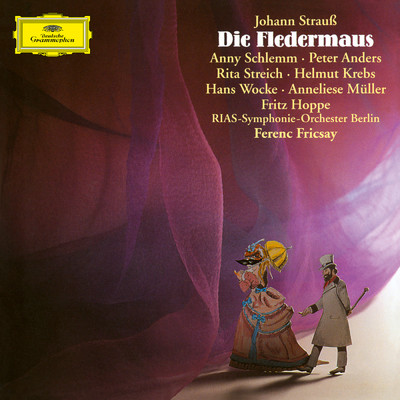 J. Strauss II: Die Fledermaus, Act I - Dialogue. Himmel, Alfred/アニー・シュレム／ヘルムート・クレプス／ピーター・アンダース／Edwin Heyer