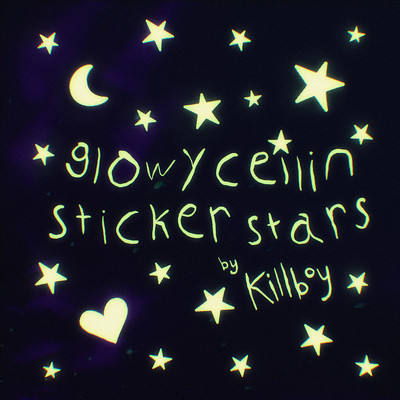 GLOWY CEILIN STICKER STARS/KILLBOY