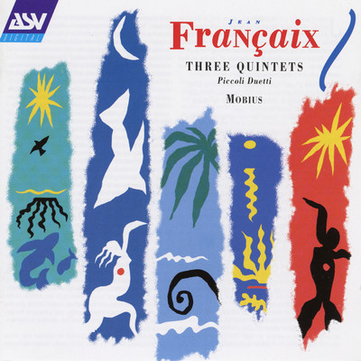 Francaix: 5 Piccoli duetti for Flute and Harp - No. 1, Preludio. Presto/Mobius