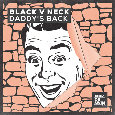 Daddy's Back/Black V Neck