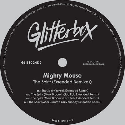 シングル/The Spirit (Mark Broom's Lazy Sunday Extended Remix)/Mighty Mouse