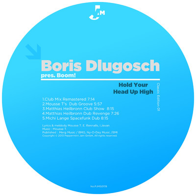 シングル/Hold Your Head Up High (Matthias Heilbronn's Dub Revenge)/Boris Dlugosch／Booom