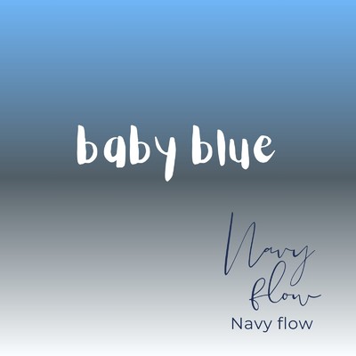 baby blue/Navy flow