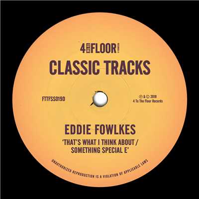 シングル/That's What I Think About (Culoe De Song Remix)/Eddie Fowlkes