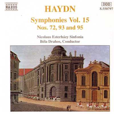 ハイドン: 交響曲第72, 93, 95番/ベーラ・ドラホシュ(指揮)／ニコラウス・エステルハージ・シンフォニア