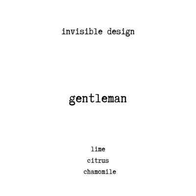 gentleman/invisible design