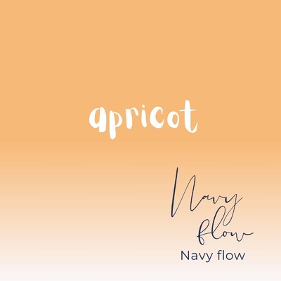 apricot/Navy flow