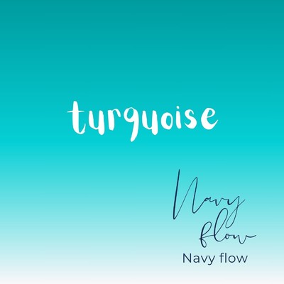 turquoise/Navy flow