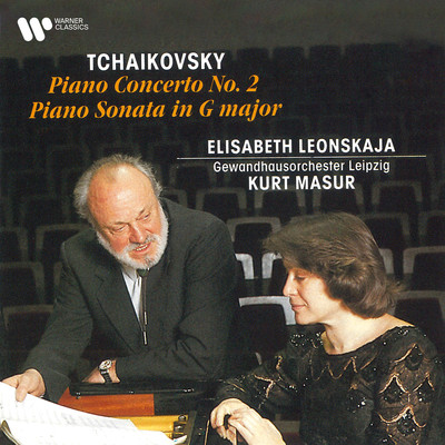 Tchaikovsky: Piano Concerto No. 2, Op. 44 & Piano Sonata No. 1, Op. 37 ”Grande sonate”/Elisabeth Leonskaja, Kurt Masur & Gewandhausorchester Leipzig