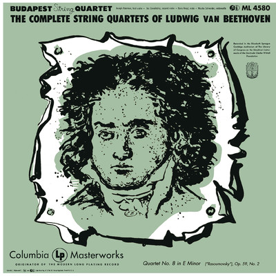 アルバム/Beethoven: String Quartet No. 8 in E Minor, Op. 59, No. 2 ”Rasoumovsky”/Budapest String Quartet