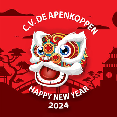 Happy New Year 2024/C.V. De Apenkoppen