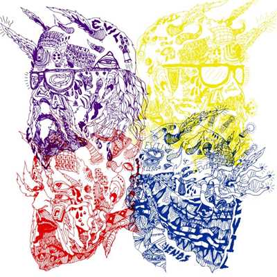 Purple Yellow Red and Blue/Portugal. The Man