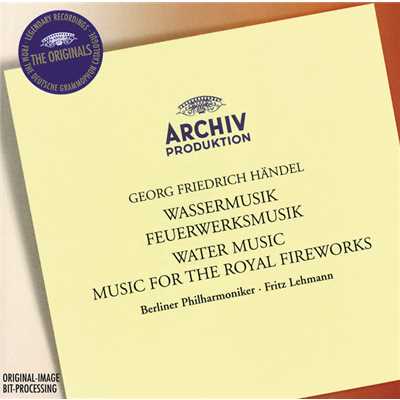 シングル/Handel: Water Music Suite No. 1 in F, HWV 348 - 6. Menuet/ベルリン・フィルハーモニー管弦楽団／フリッツ・レーマン