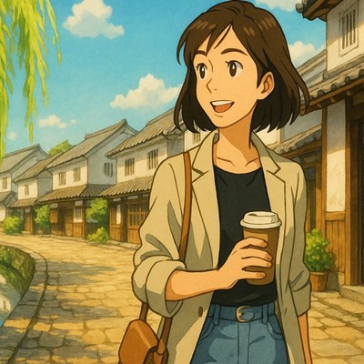 アルバム/石畳の午後に咲く記憶 - LoFi Hip Hop 岡山の初夏、穏やかな回廊、緑と光に包まれて、チルい作業用BGM/Lo-Fi Yukari