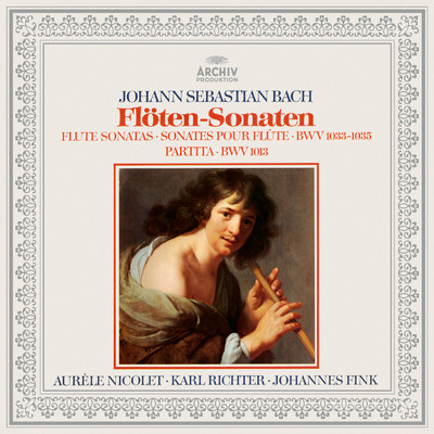 Bach: Partita BWV 1013, Flute Sonatas BWV 1033, 1034 & 1035/カール・リヒター／オーレル・ニコレ／Johannes Fink