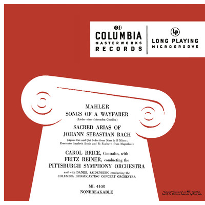 アルバム/Reiner Conducts Mahler, Bach and de Falla/Fritz Reiner