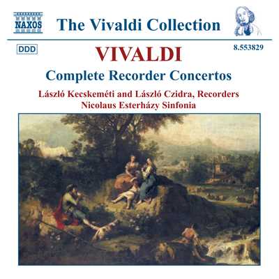 シングル/ヴィヴァルディ: アルトリコーダーのための協奏曲 ヘ長調 RV 442 - III. Allegro/ラースロー・ツィドラ(リコーダー)／ニコラウス・エステルハージ・シンフォニア