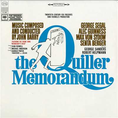 アルバム/The Quiller Memorandum (Original Sound Track Recording)/John Barry