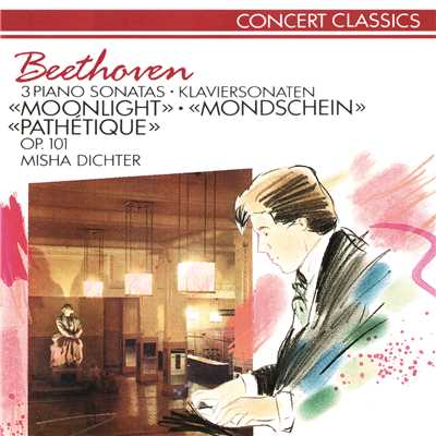 Beethoven: Piano Sonatas Nos. 8 ”Pathetique”, 14 ”Moonlight” & 28/ミッシャ・ディヒター