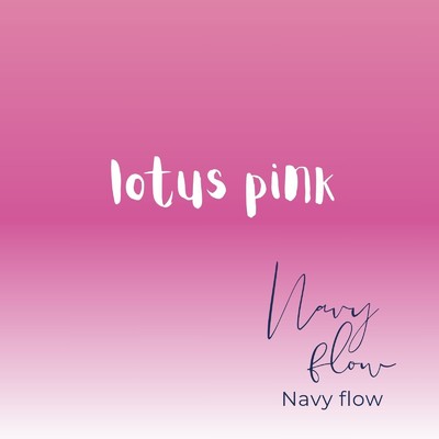 lotus pink/Navy flow