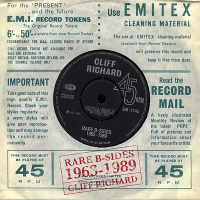 アルバム/Rare B-Sides 1963-1989/Cliff Richard