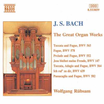 J.S. バッハ: フーガ ト短調 「小フーガ」 BWV 578/ヴォルフガンク・リュプザム(オルガン)