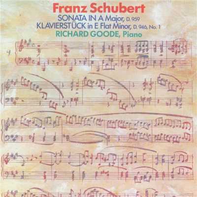 アルバム/Schubert: Sonata In A Major, D. 959 ／ Klavierstuck In E Flat Minor, D. 946, No. 1/Richard Goode