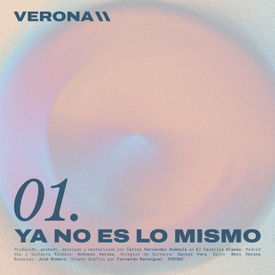 シングル/Ya No Es Lo Mismo/Verona