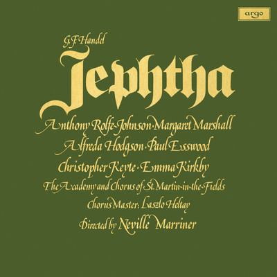 Handel: Jephtha, HWV 70, Act II - Why Is My Brother Thus Afflicted/クリストファー・キート／アカデミー・オブ・セント・マーティン・イン・ザ・フィールズ／サー・ネヴィル・マリナー