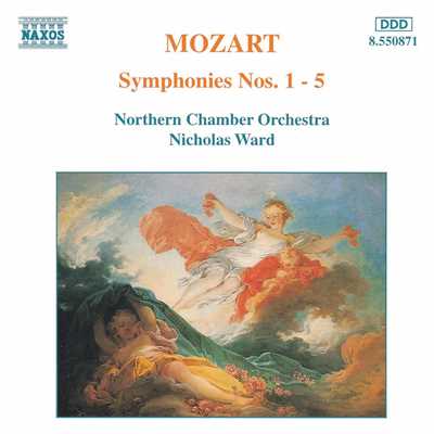 モーツァルト: 交響曲第1番, 第2番, 第3番, 第4番, 第5番/ニコラス・ウォード(指揮)／ノーザン室内管弦楽団